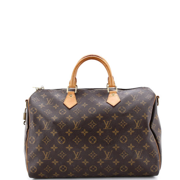 Louis Vuitton 35 Speedy Bandouliere Bag Monogram Canvas - Picture 1 of 8